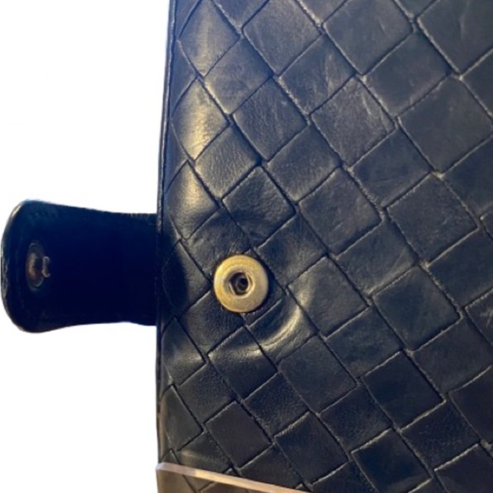 Bottega Veneta BLACK LEATHER Intrecciato Weave Wallet LUXURY - Picture 7 of 12